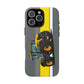 Yellow Fastrak 4000 Series Tough Phone Case - Grey