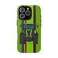 Lime Green Tractor #1 Tough Phone Case