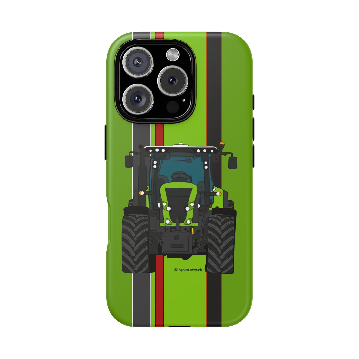 Lime Green Tractor #1 Tough Phone Case