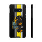 Yellow Fastrak 4000 Series Tough Phone Case - Black