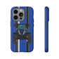 Blue Tractor #1 Tough Phone Case