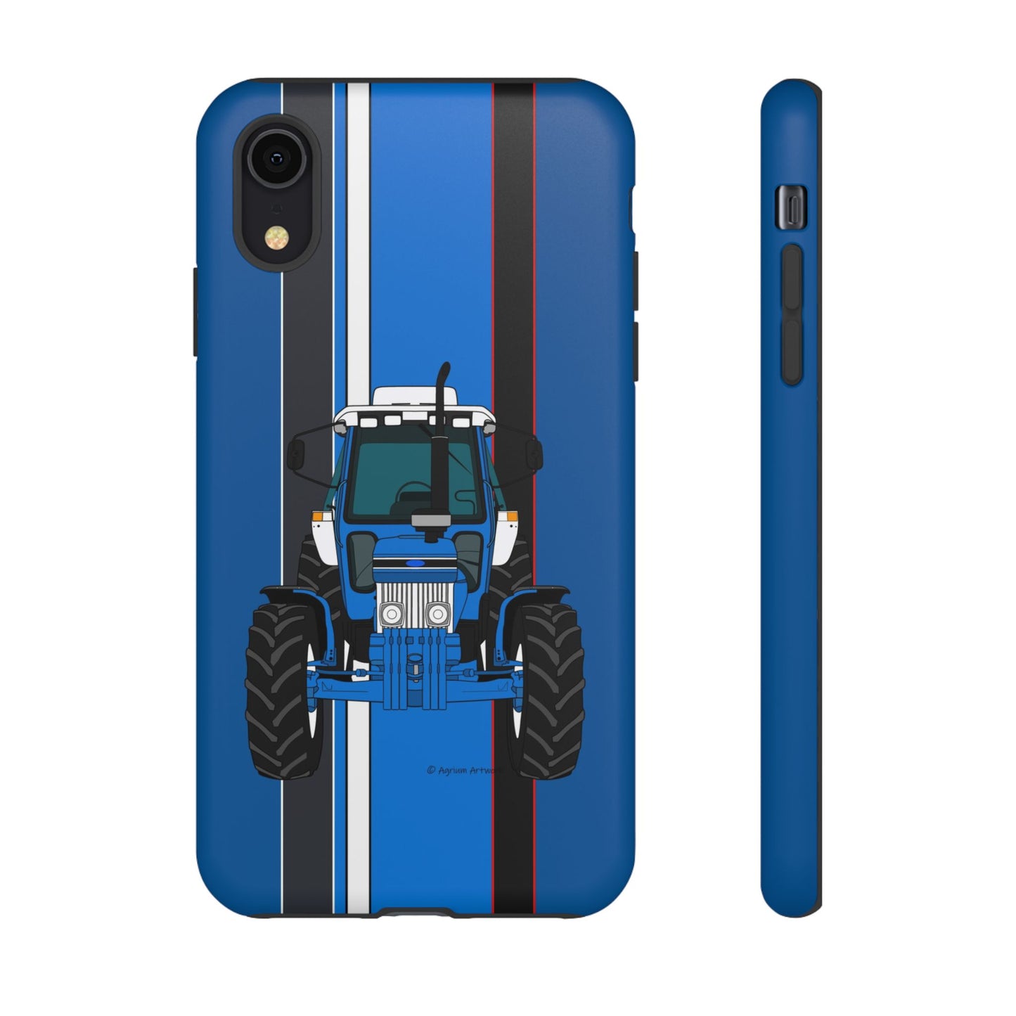 Blue Tractor #3 Tough Phone Case