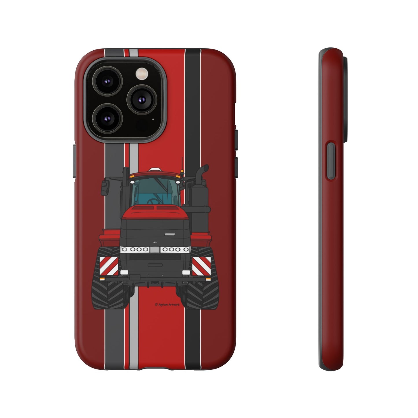 Dark Red Tractor #2 Tough Phone Case