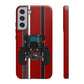 Maroon Tractor #1 Tough Phone Case