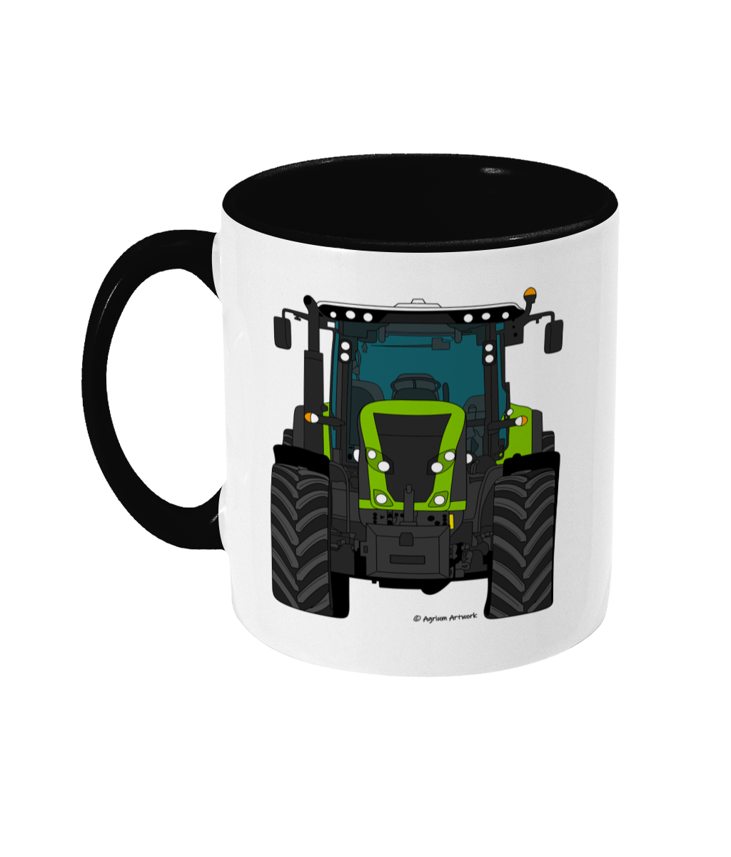 Lime Green Tractor #1 11oz Coloured Mug