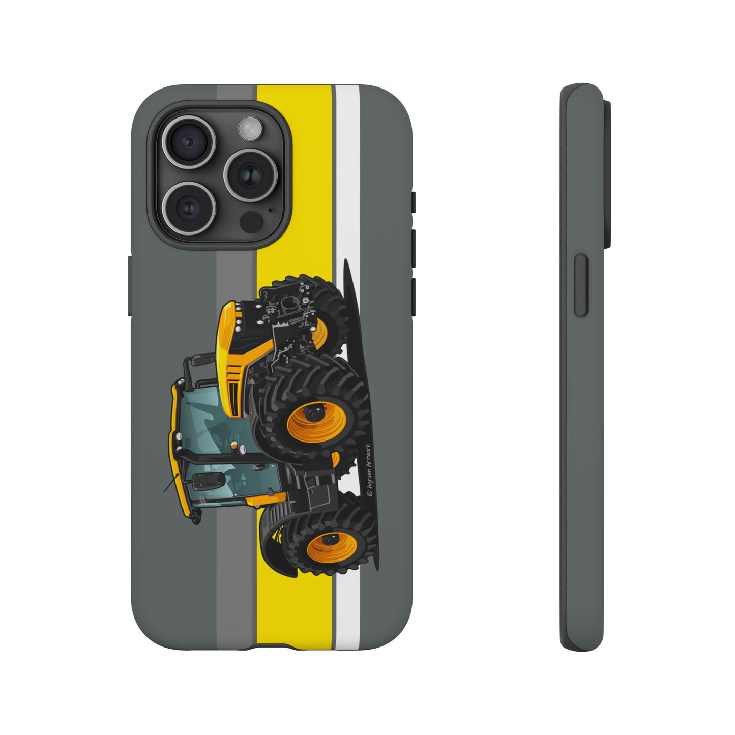 Yellow Fastrak 4000 Series Tough Phone Case - Grey