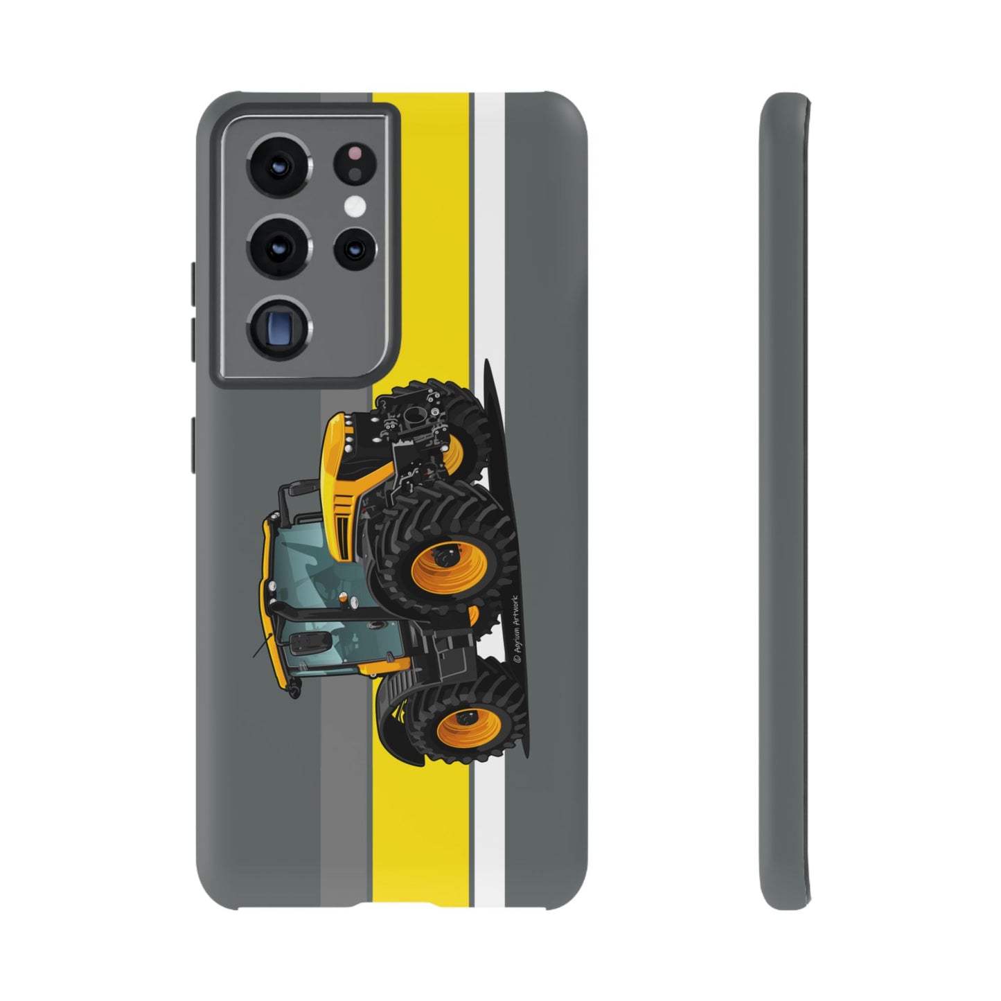 Yellow Fastrak 4000 Series Tough Phone Case - Grey