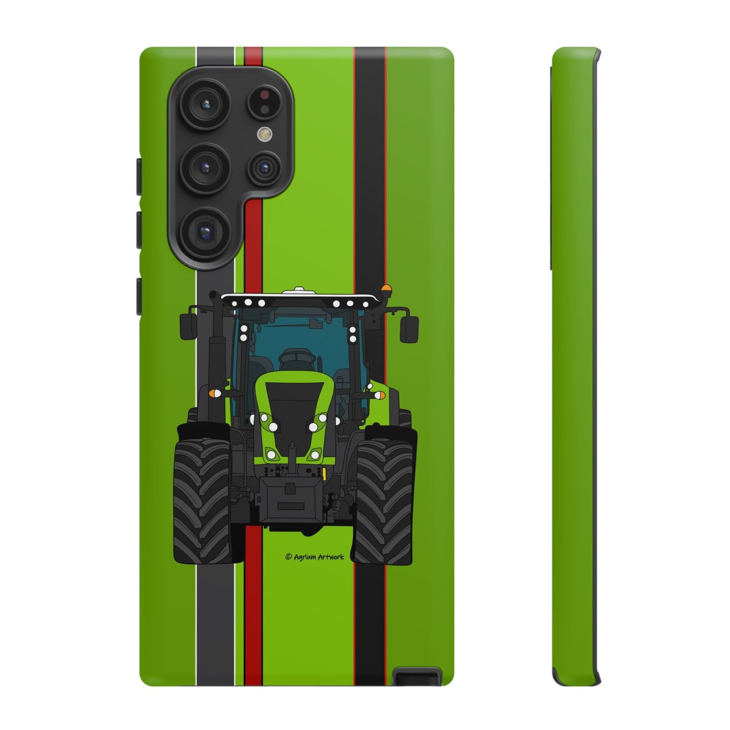 Lime Green Tractor #1 Tough Phone Case