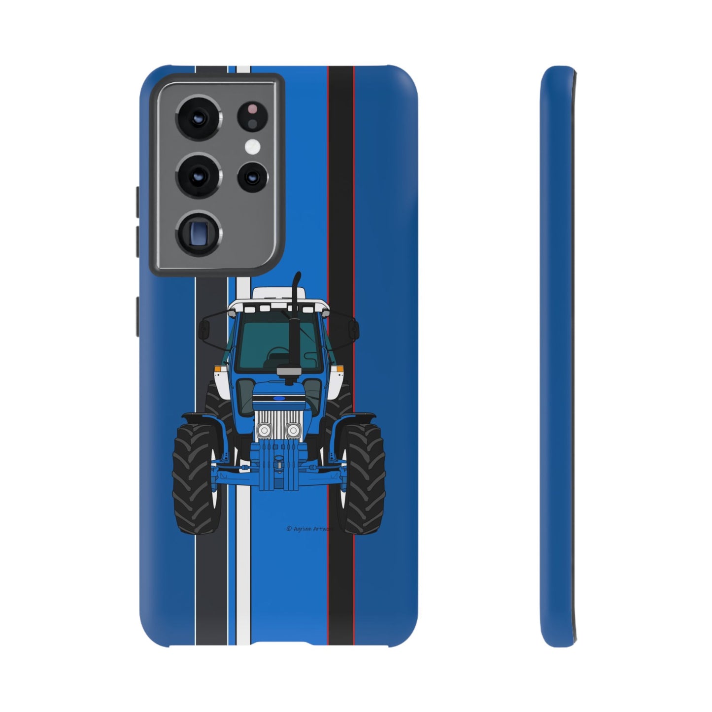 Blue Tractor #3 Tough Phone Case