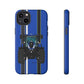 Blue Tractor #4 Tough Phone Case