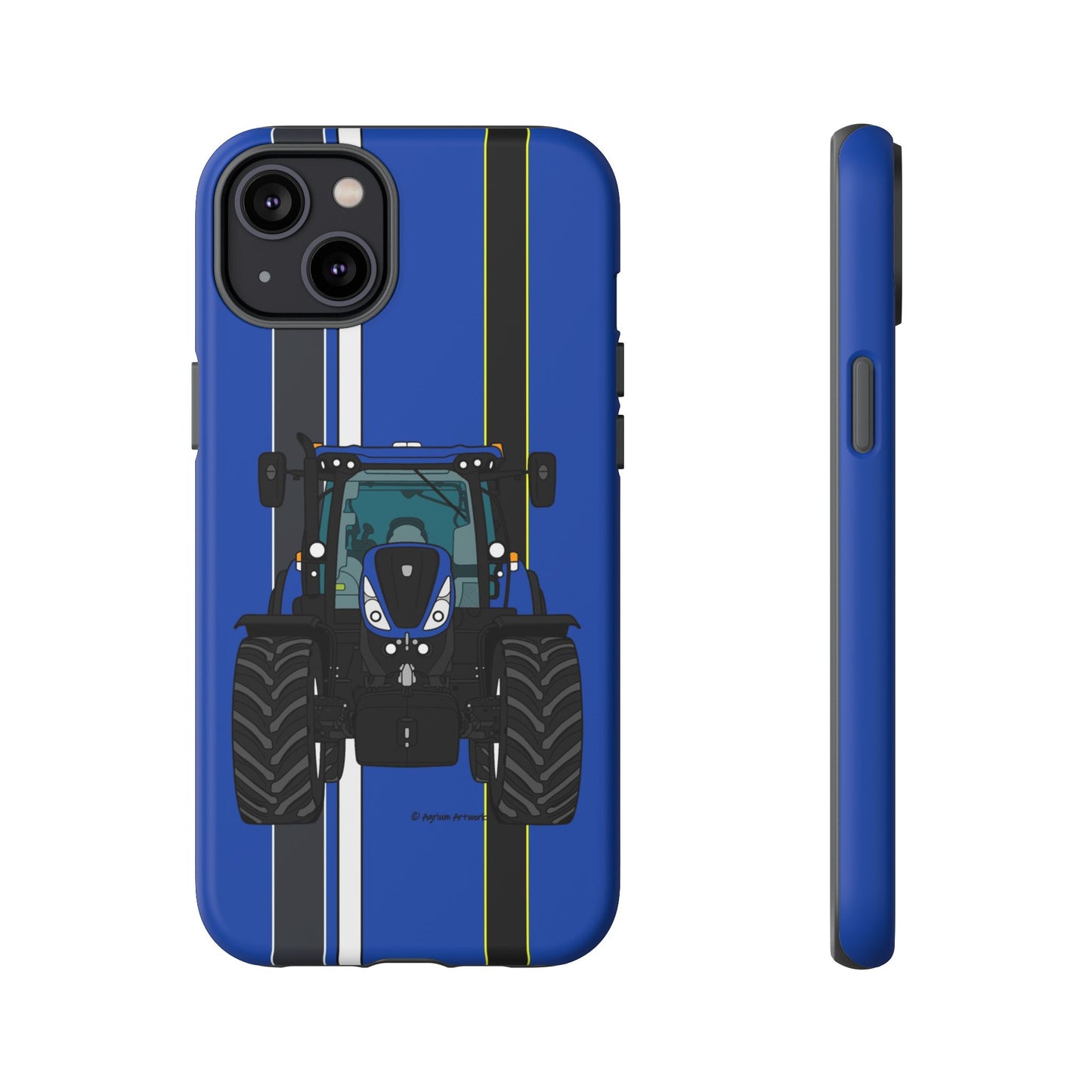 Blue Tractor #4 Tough Phone Case