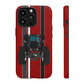 Maroon Tractor #1 Tough Phone Case