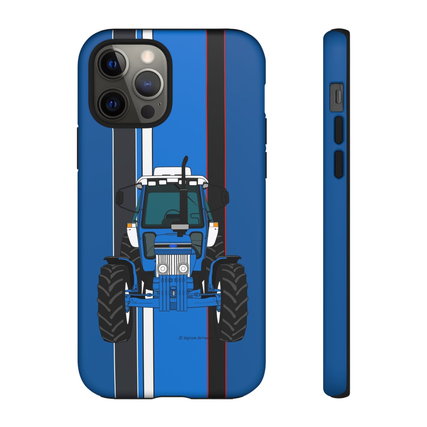 Blue Tractor #3 Tough Phone Case