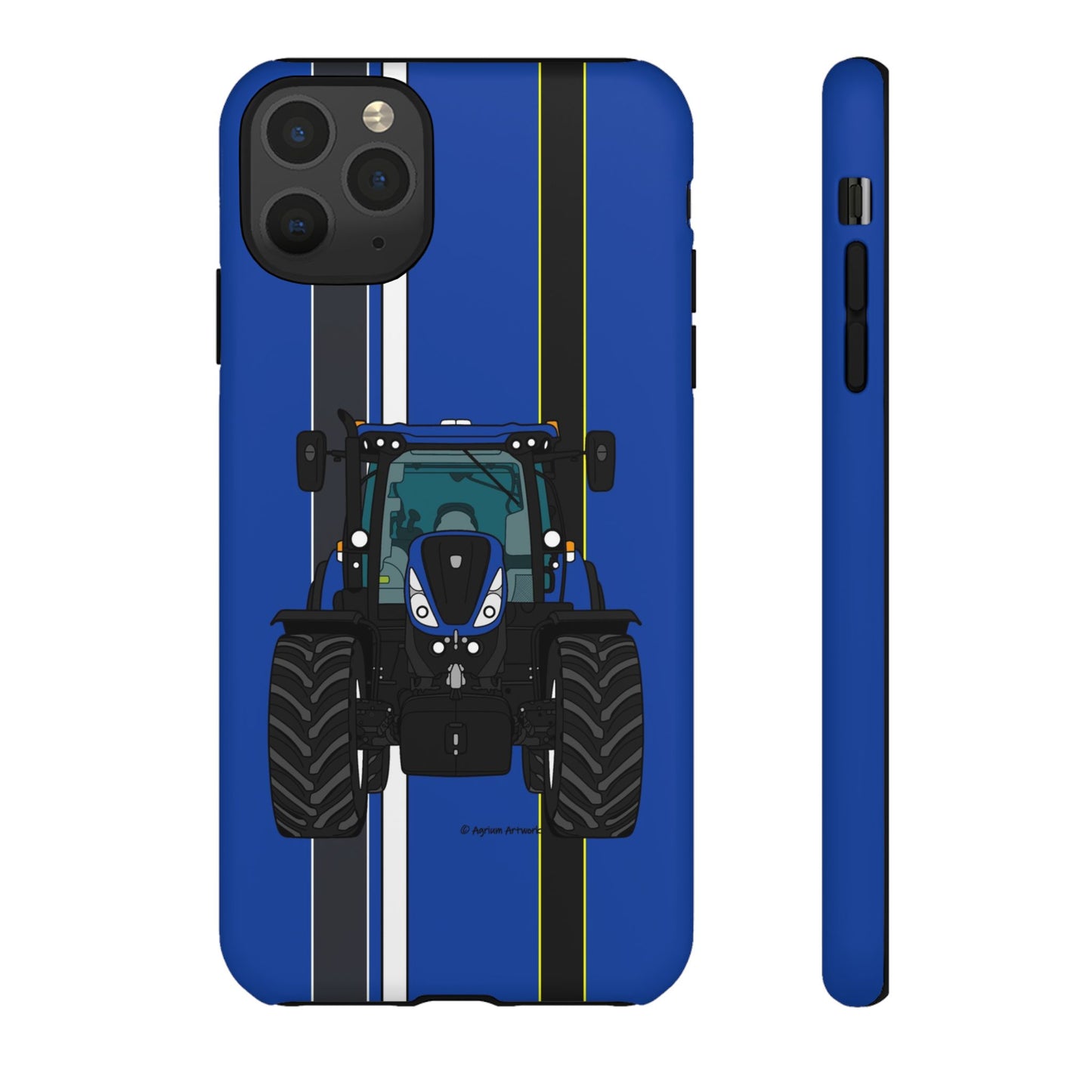 Blue Tractor #4 Tough Phone Case