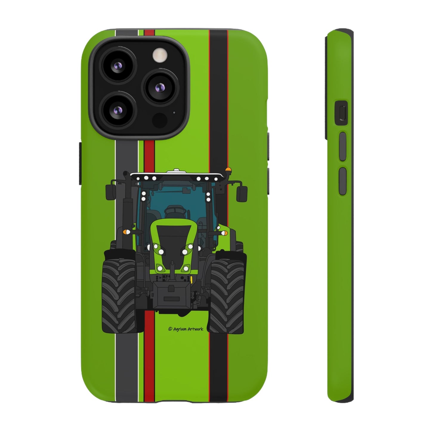 Lime Green Tractor #1 Tough Phone Case