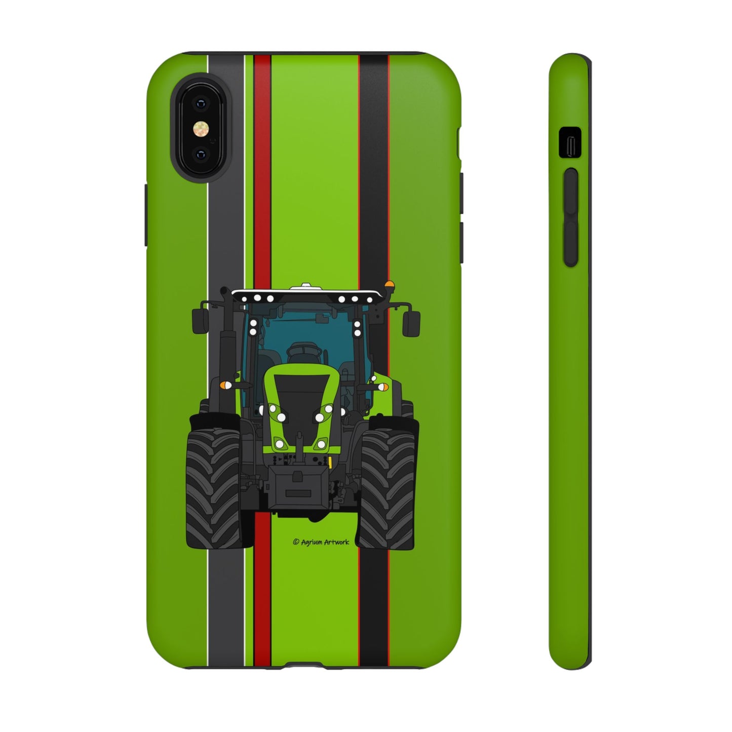 Lime Green Tractor #1 Tough Phone Case