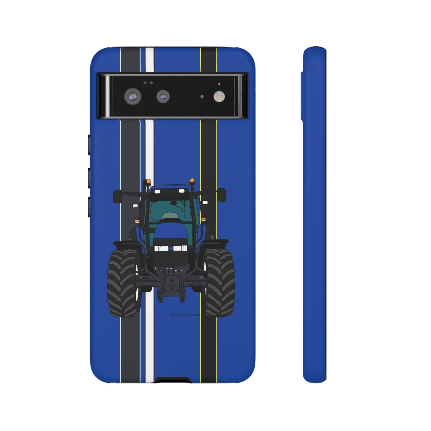 Blue Tractor #2 Tough Phone Case