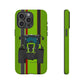 Lime Green Tractor #1 Tough Phone Case