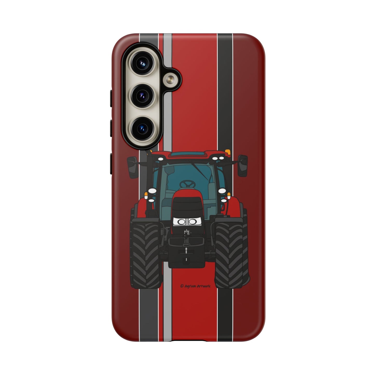 Dark Red Tractor #1 Tough Phone Case