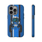 Blue Tractor #3 Tough Phone Case