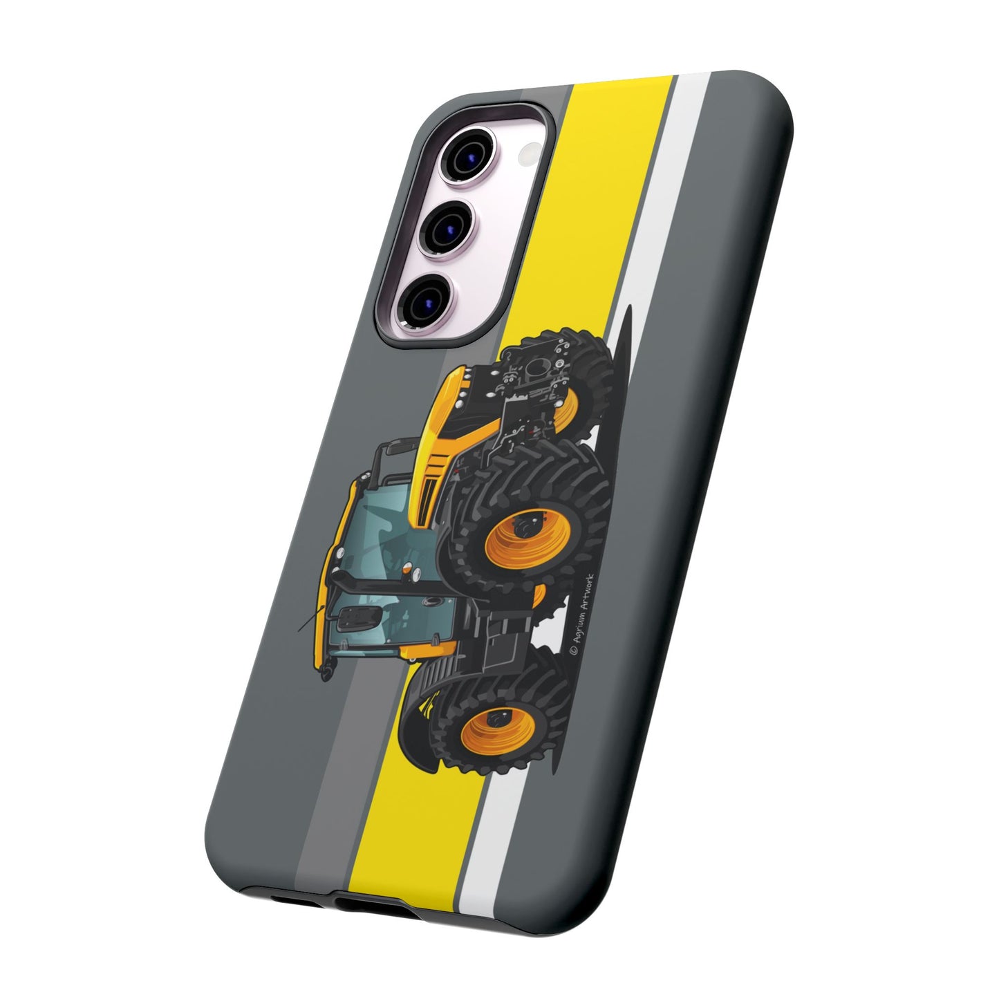 Yellow Fastrak 4000 Series Tough Phone Case - Grey