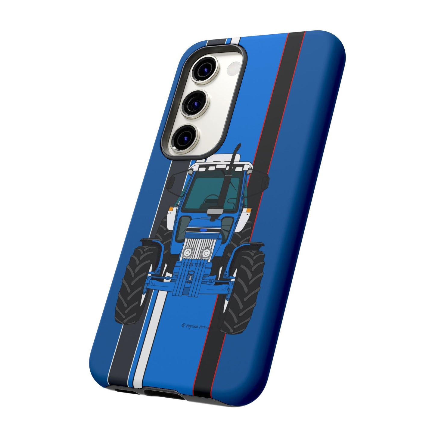 Blue Tractor #3 Tough Phone Case