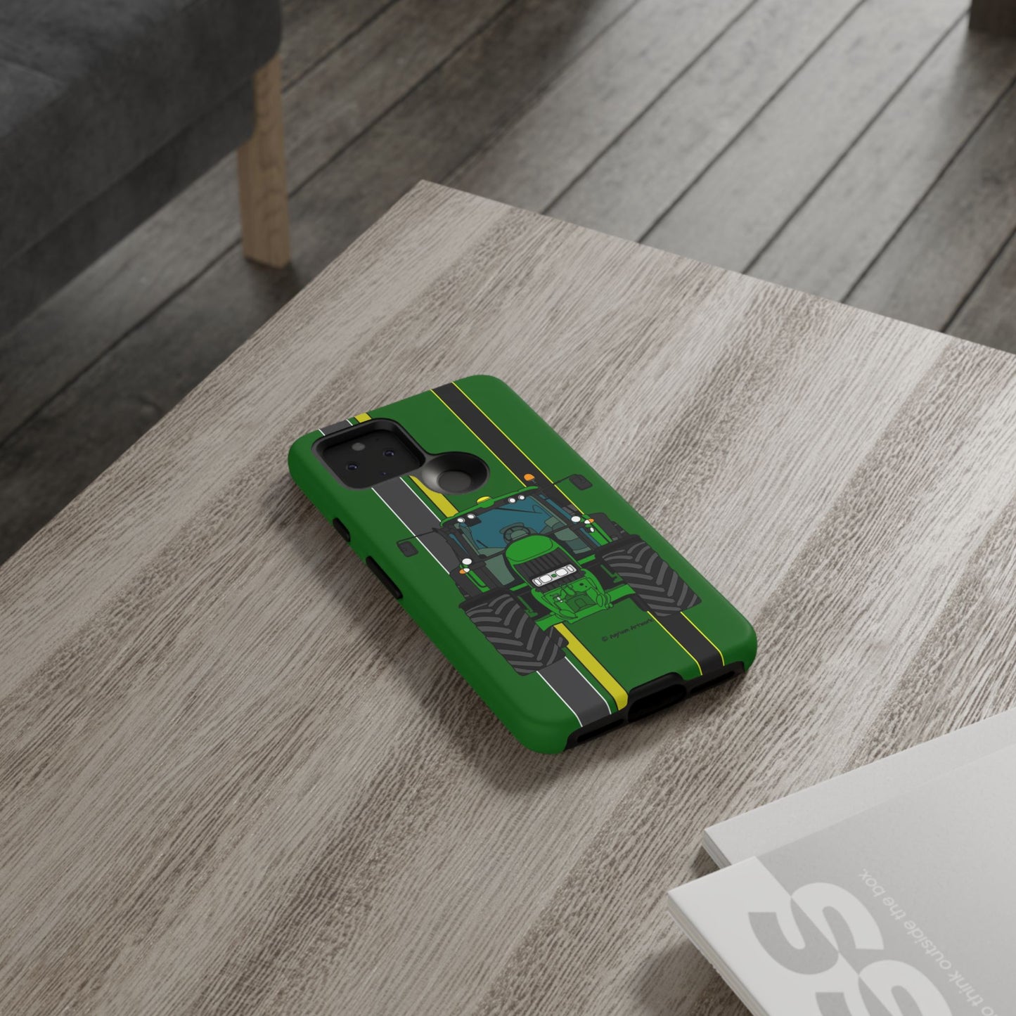 Green Tractor #2 Tough Phone Case