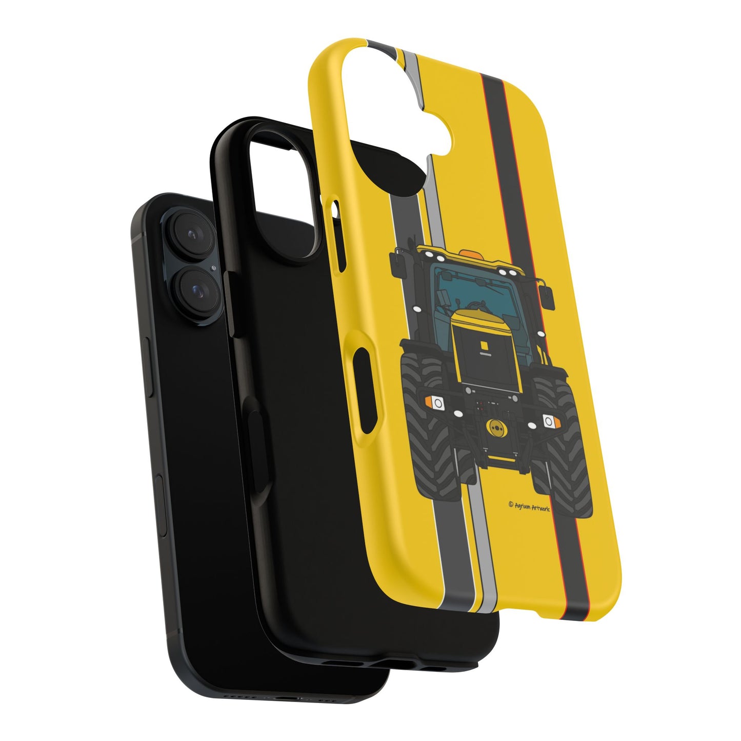 Yellow Fast Tractor #2 Tough Phone Case