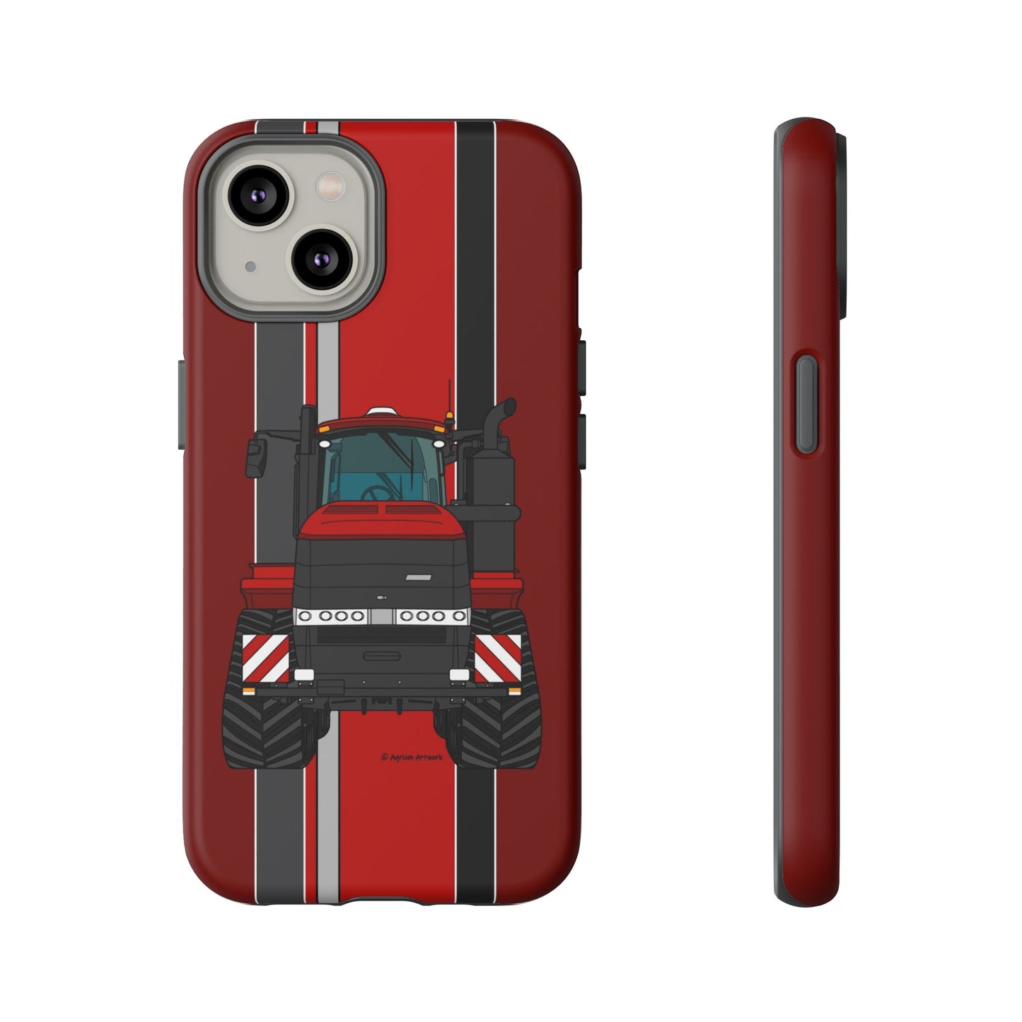 Dark Red Tractor #2 Tough Phone Case