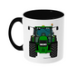 Green Tractor #2 11oz Coloured Mug