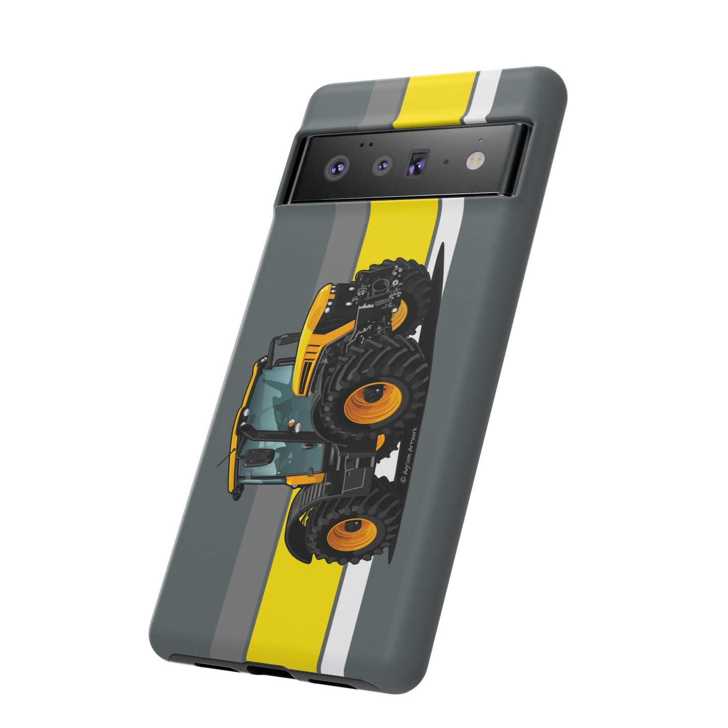 Yellow Fastrak 4000 Series Tough Phone Case - Grey