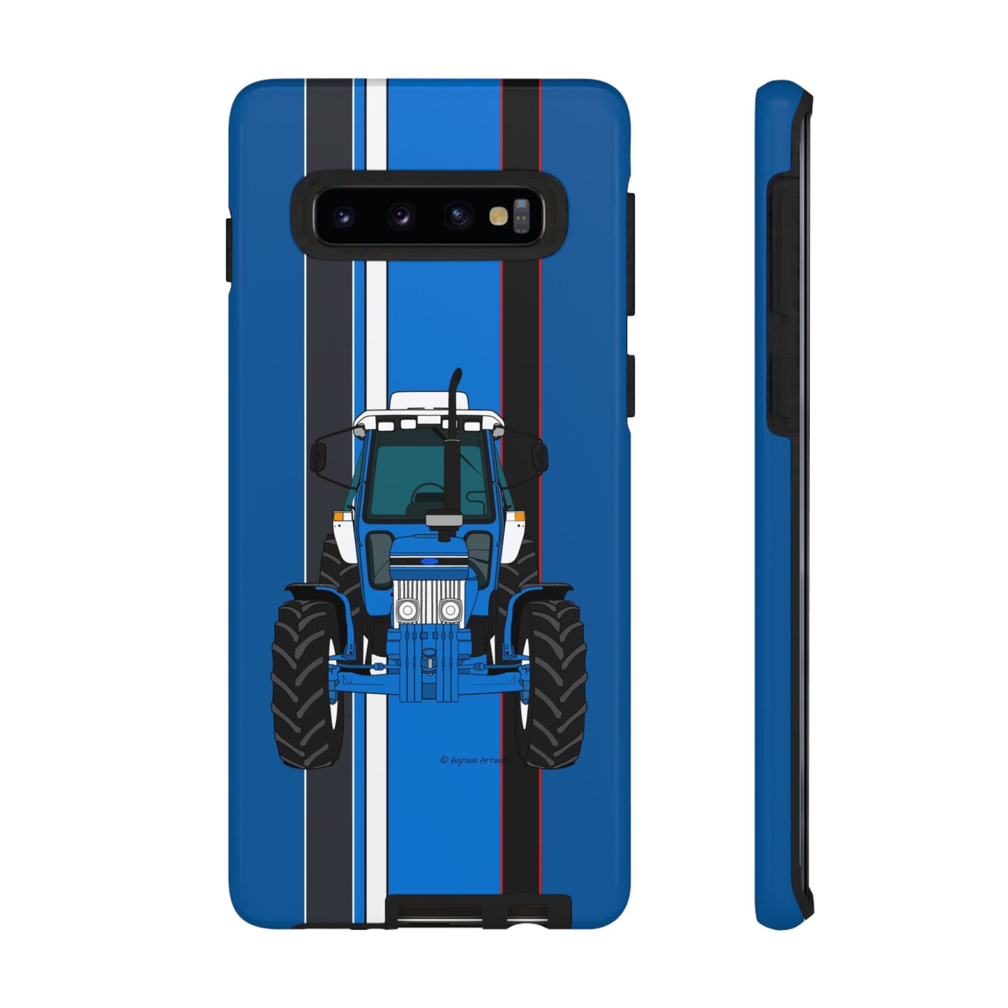 Blue Tractor #3 Tough Phone Case