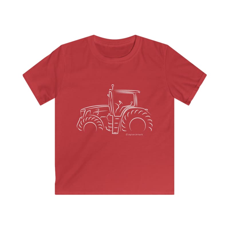 Massey Ferguson 8S Tractor Highlights - Kids T-Shirt