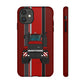 Dark Red Tractor #2 Tough Phone Case