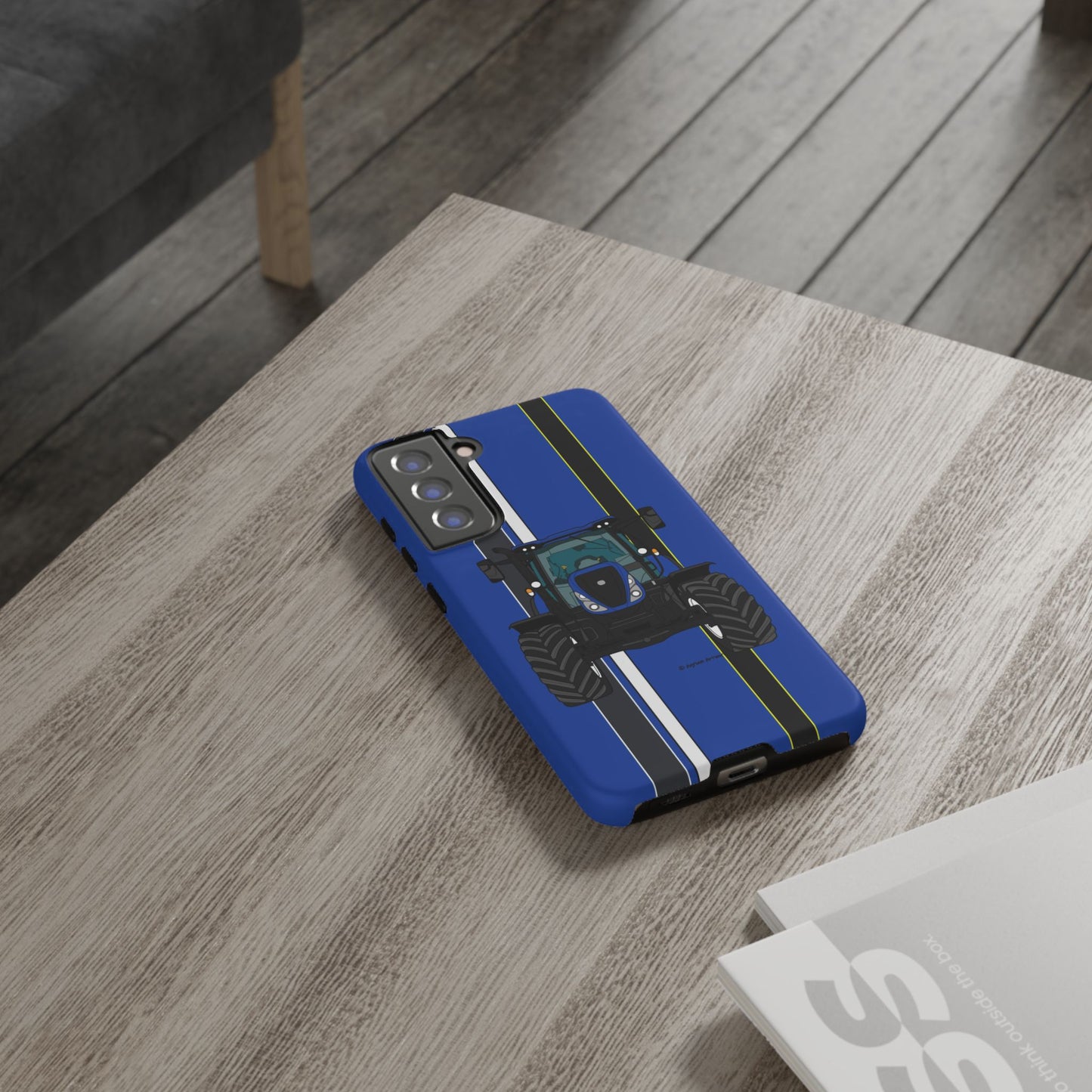 Blue Tractor #1 Tough Phone Case