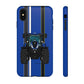 Blue Tractor #4 Tough Phone Case