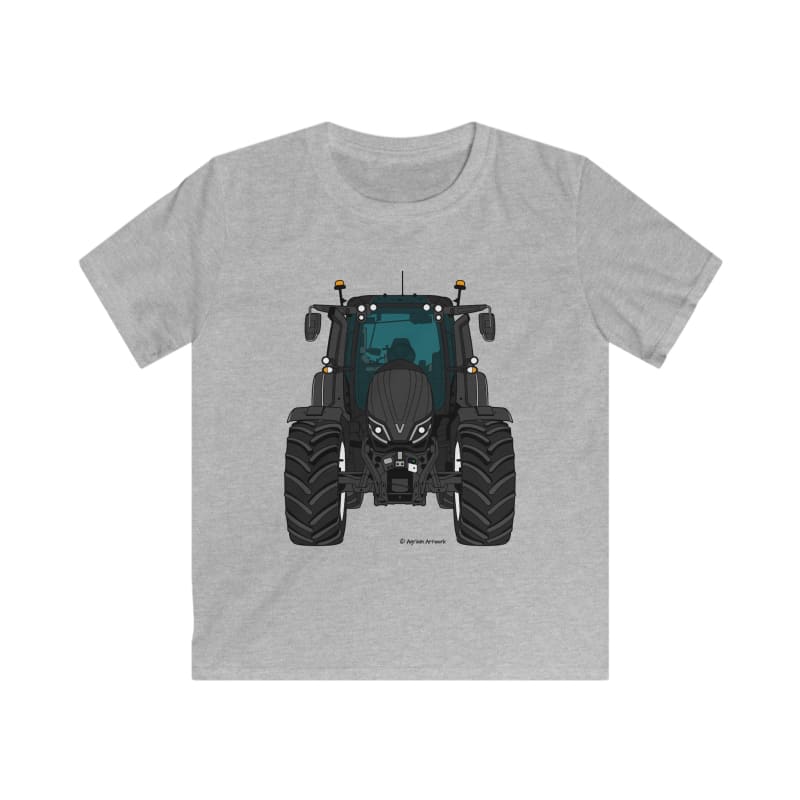 Valtra T Grey Tractor - Kids Cartoon T-Shirt