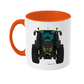 Green Tractor #4 11oz Coloured Mug