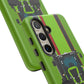 Lime Green Tractor #1 Tough Phone Case