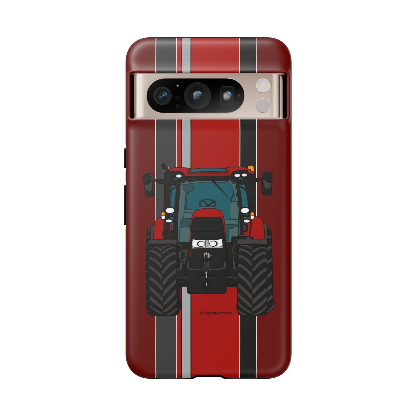 Dark Red Tractor #1 Tough Phone Case