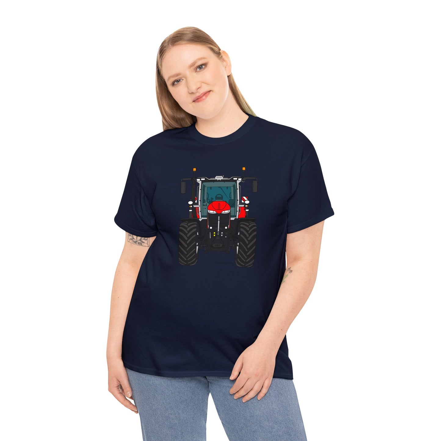Massey Ferguson 8S Tractor - Adult Classic Fit Cartoon T-Shirt
