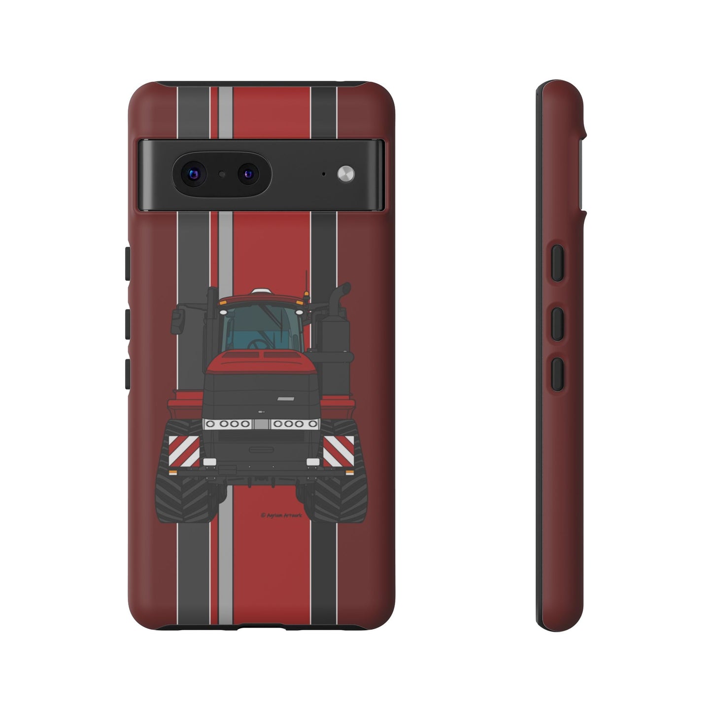 Dark Red Tractor #2 Tough Phone Case