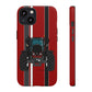 Maroon Tractor #1 Tough Phone Case