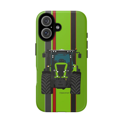 Lime Green Tractor #1 Tough Phone Case