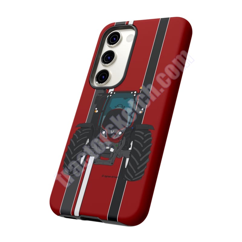 Maroon Tractor #1 Tough Phone Case