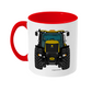 Yellow Fast Tractor #2 11oz Coloured Mug