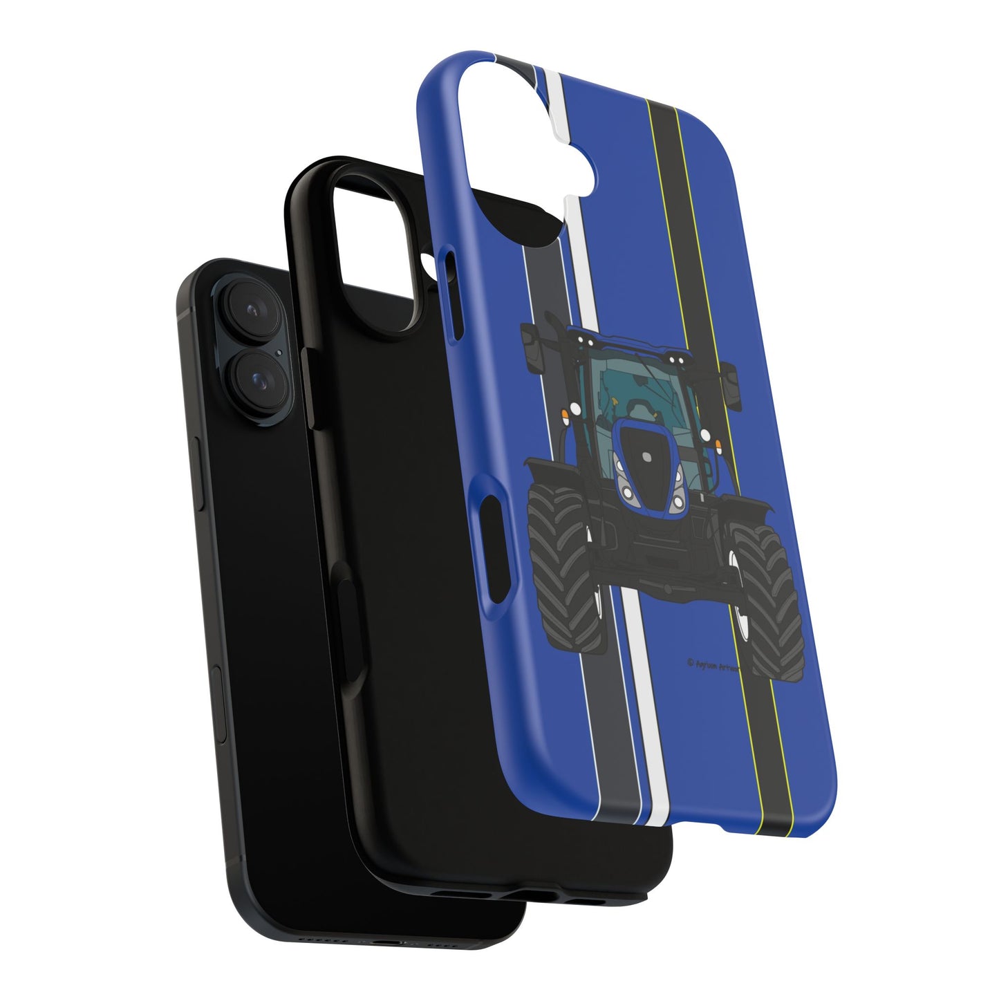 Blue Tractor #1 Tough Phone Case