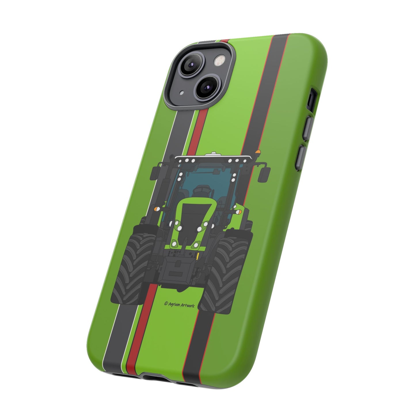 Lime Green Tractor #1 Tough Phone Case