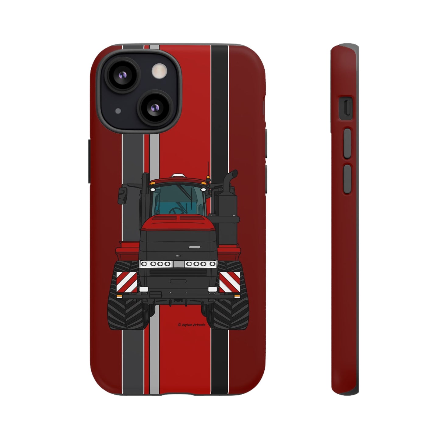 Dark Red Tractor #2 Tough Phone Case