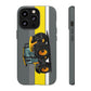 Yellow Fastrak 4000 Series Tough Phone Case - Grey